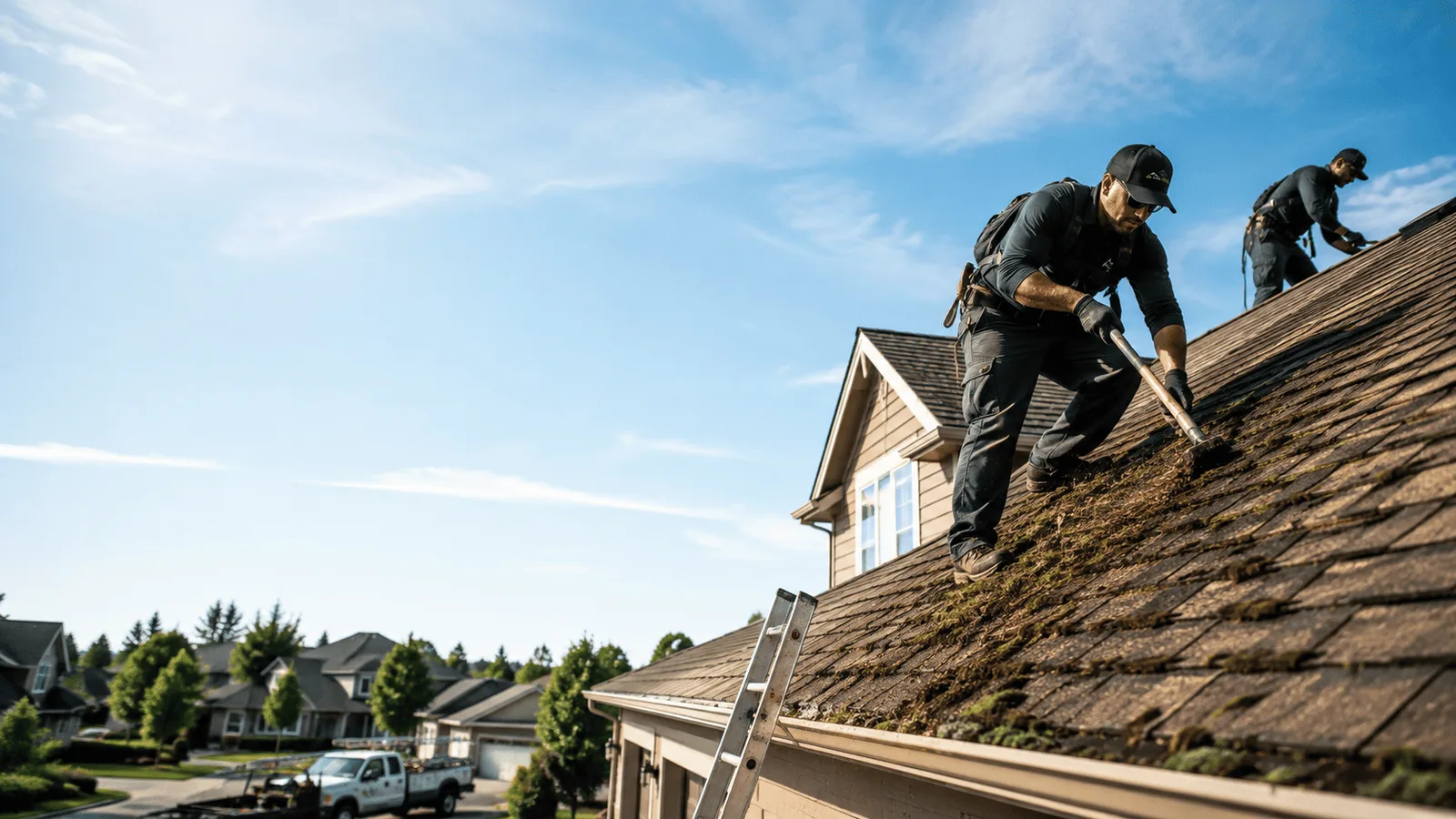 Roof Moss Removal in Cabins, WV near me